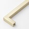 Gliderite Hardware 6-1/4 in. Center to Center Solid Square Bar Pull Champagne Gold 21683-160-CHPG-1 - alternate 4